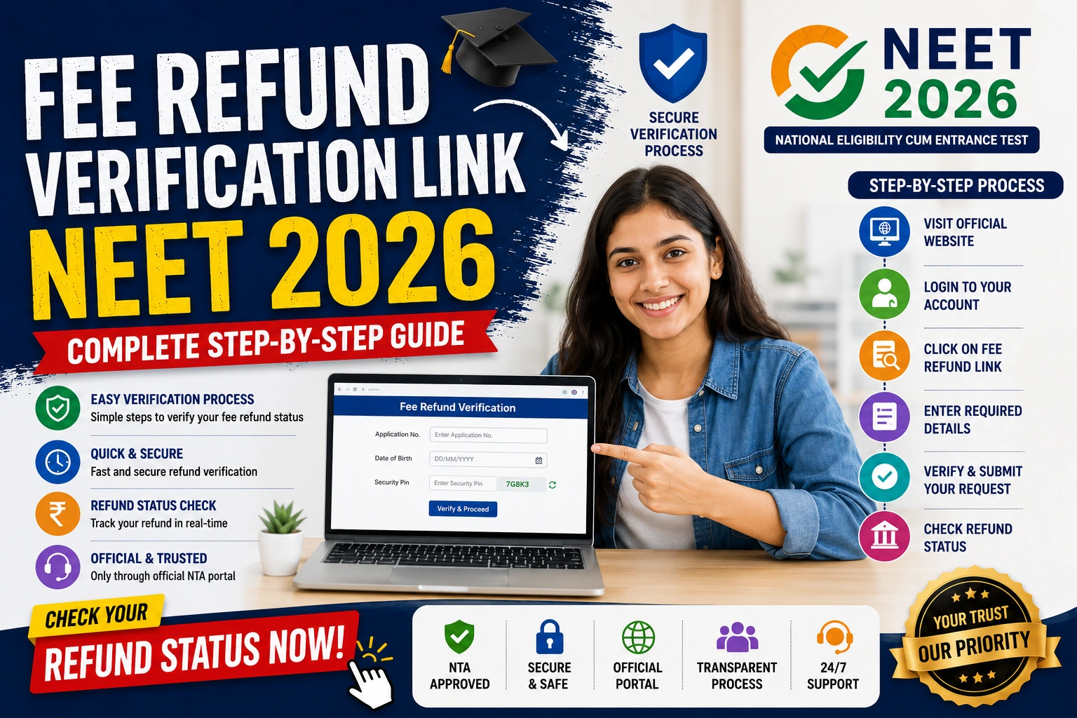 Fee Refund Verification Link NEET 2026: Complete Step-by-Step Guide